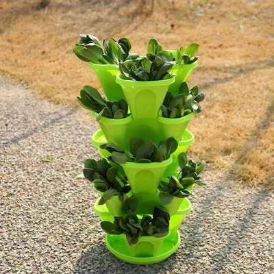 stackable flower pot